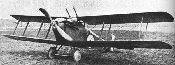 Vue d'un Sopwith Dolphin (Photo: Jane's fighting aircraft of World War I John W.R.Taylor)
